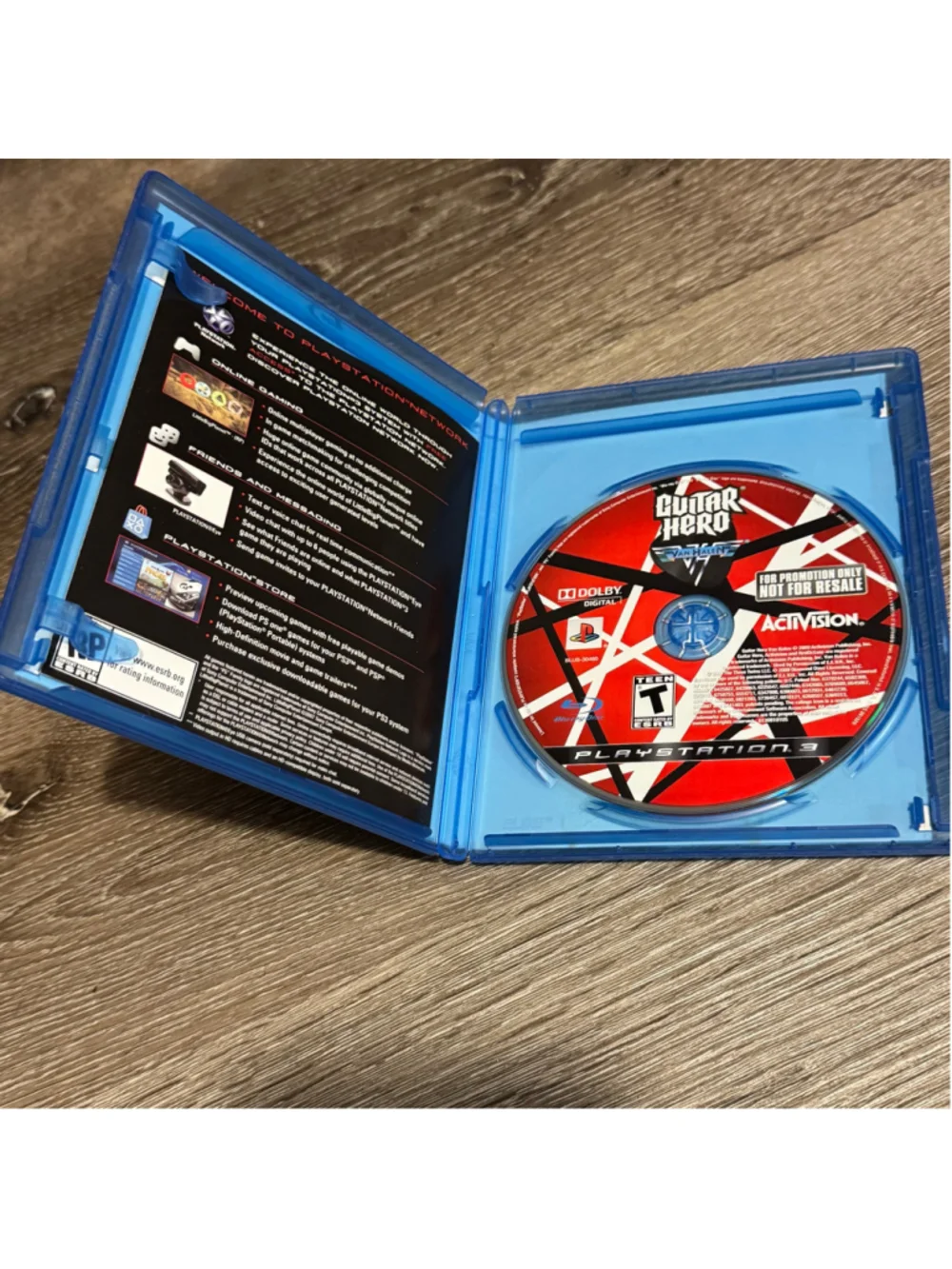Activision Guitar Hero Van Halen PS3 Playstation 3 Video Game For Promotion Only